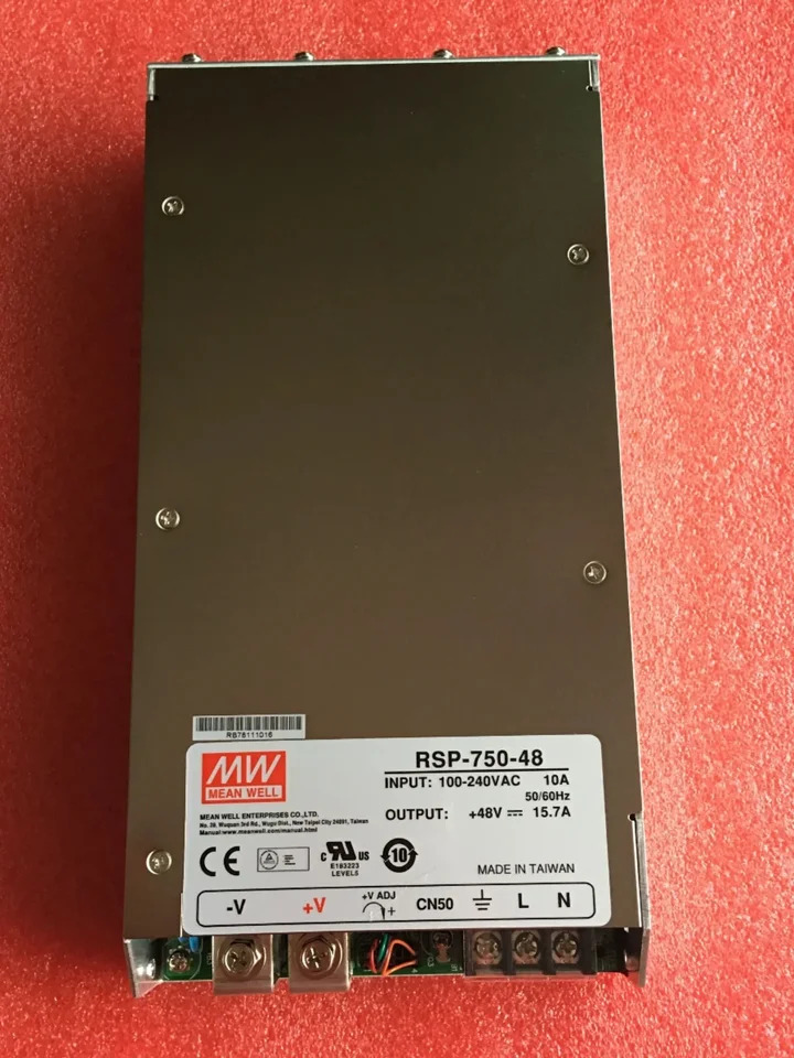 대만 Mingwei PFC 스위칭 전원공급장치 RSP-750-24 원 보상 750W 24V 31.3A