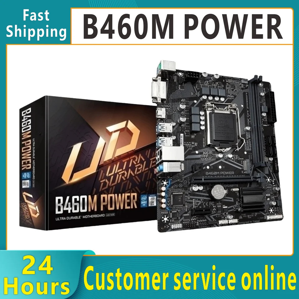오리지널 B460M POWER LGA1200 B460 64GB DVI-D HDMI 광범위