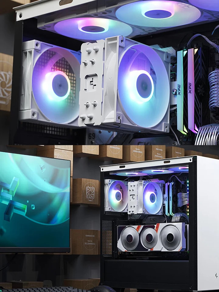 400 CPU 쿨러 V5 데스크탑 컴퓨터 12 세대 1700 공랭식 냉각팬