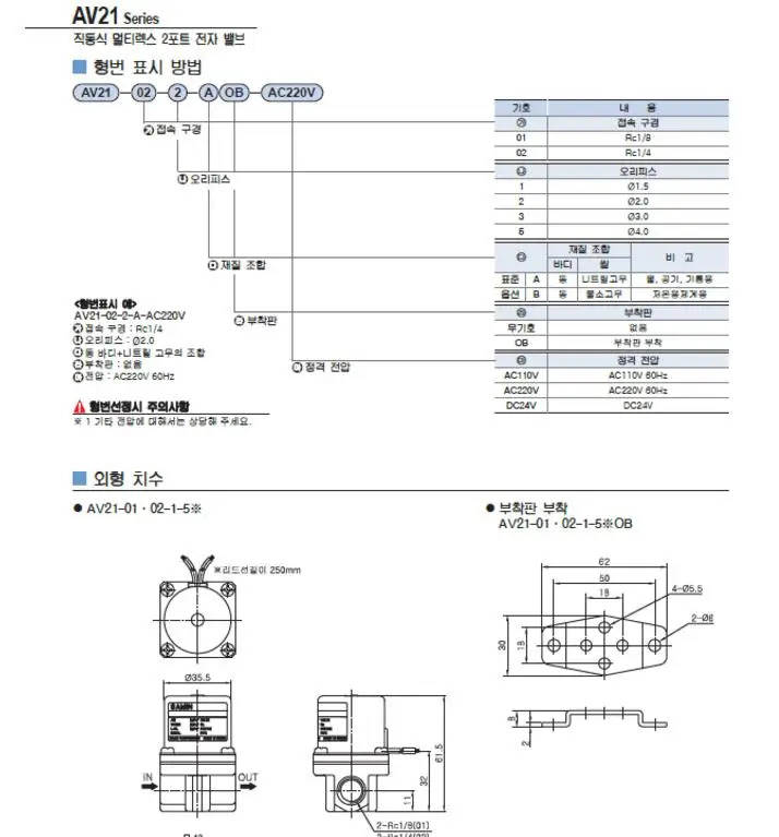 21 시리즈 SN 오리지널 21-02-2-A-KR/21-02-3-A-KR