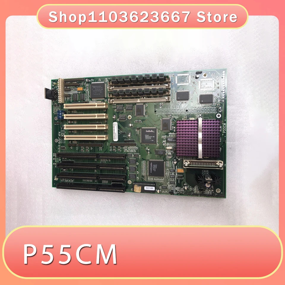 오리지널 마이크로 산업제어 마더보드CPU 메모리 전송 P55CM