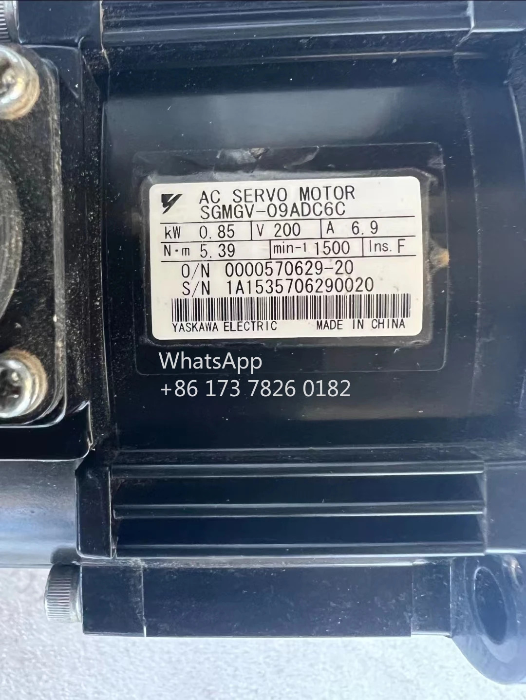 SGM호환GV-09ADC6C 리퍼 모터 0.85kW 기능 OK