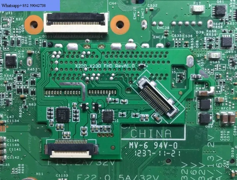 FHD 1080p 키트 어댑터 보드 X220 X230 DIY 업그레이드 수정된 점수 화면