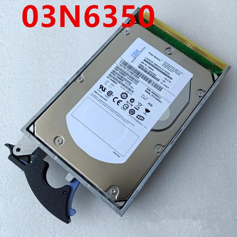 IBM P550 P570 146GB 80Pin SCSI 3.5 15K 16MB 하드 드라이브 03N6350 03N6349 ST거새 3146855 LC