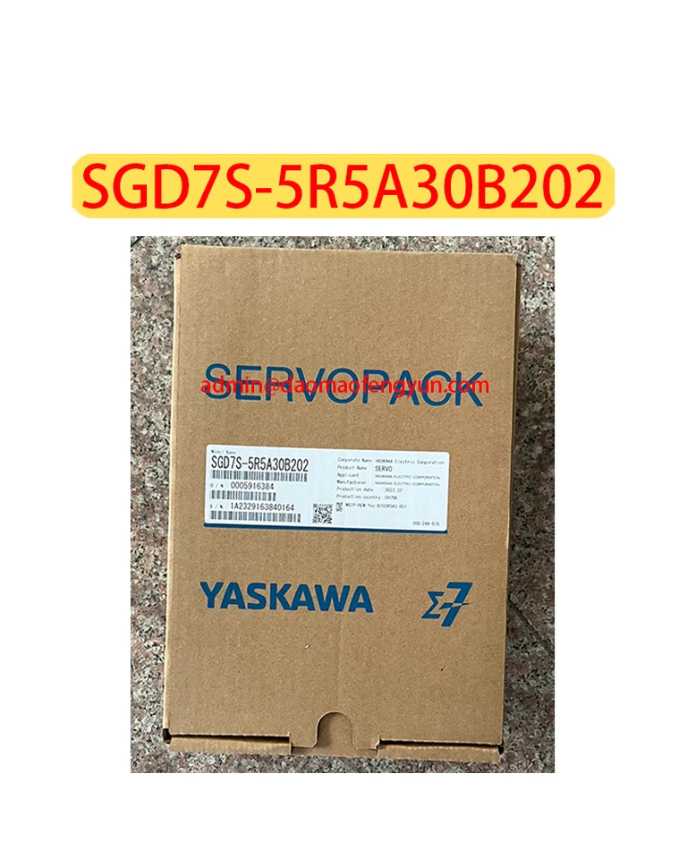 SGD7S-5R5A30B202 서보 드라이브 SGD7S 5R5A30B202 신