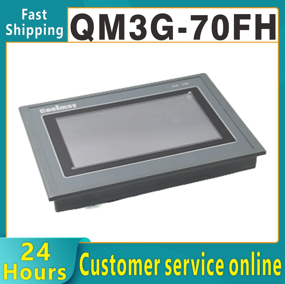 Coolmay HMI PLC 터치 스크린 QM3G-70FH 디지털 프로그래밍 로직 컨트롤러 올인원 기계 7 인치