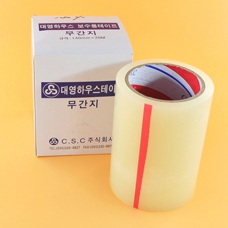 도모아 대영 비닐하우스테이프 140mmX20m 보수테이프 국내산 - 상품 이미지