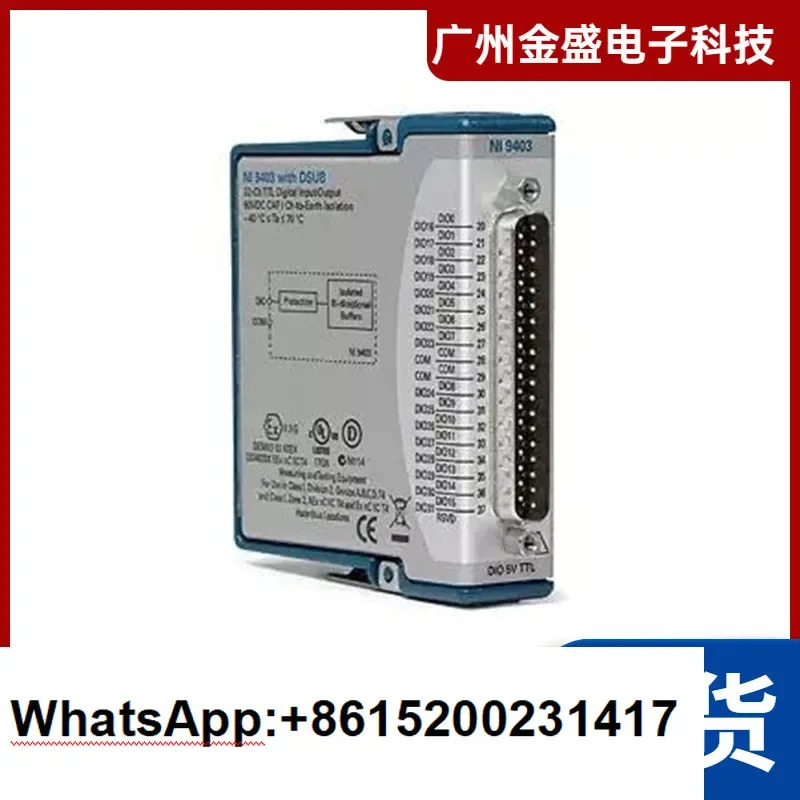 NI 9403 디지털 I/O 모듈 779787-01 C 시리즈 32 채널 5 V TTL 양방향 신