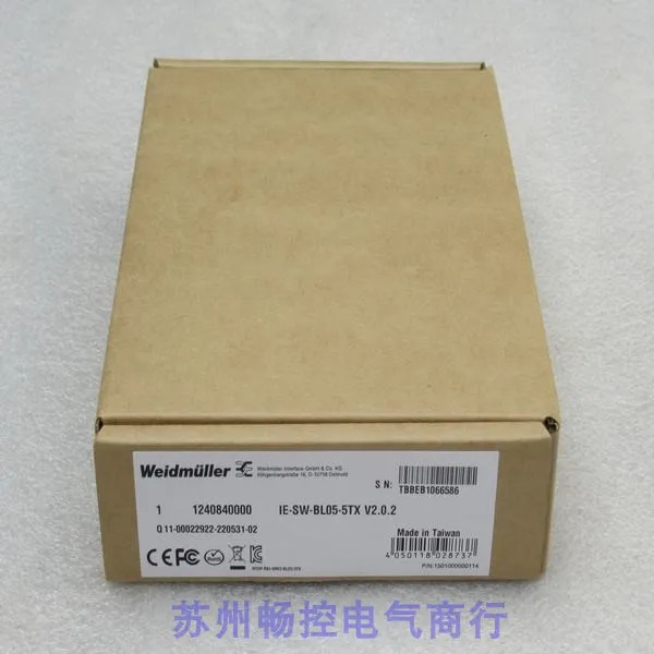 Weidmuller 용접기 스위치 IE-SW-BL05-5TX 1240840000 신