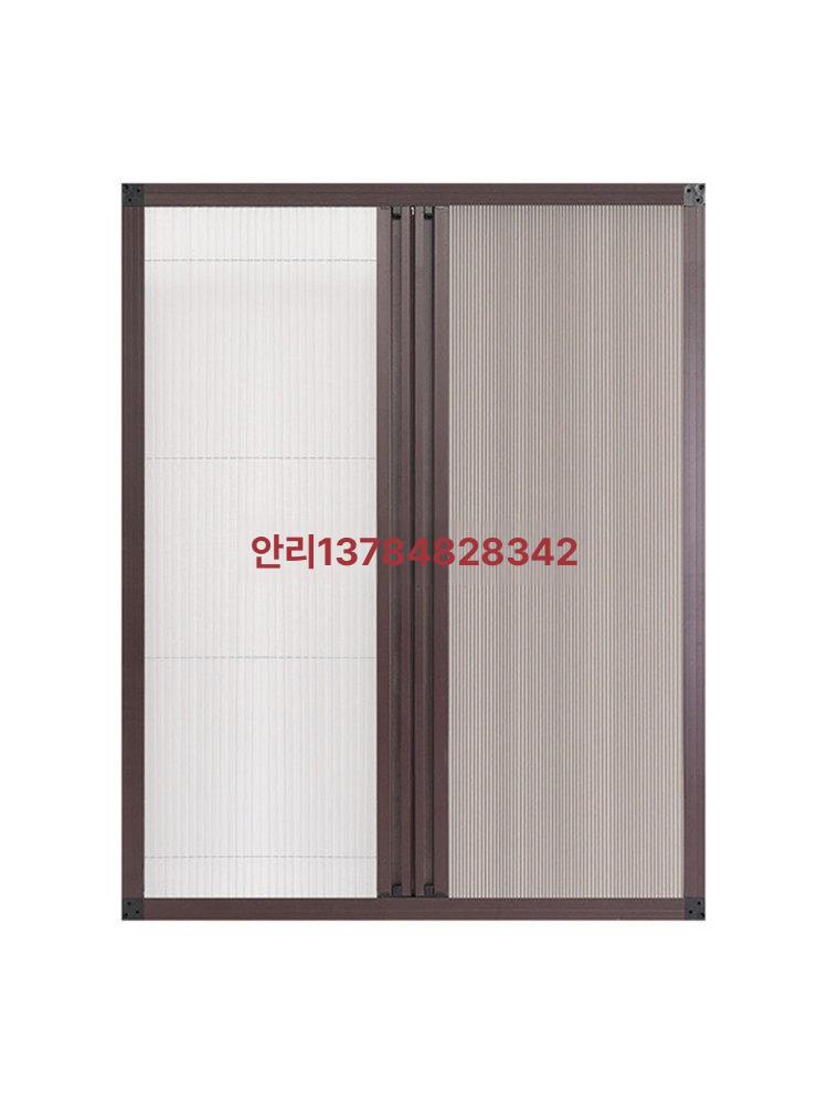 슬라이딩 도어 주름문 베란다 간이문 접이식 메쉬 블라인드 커튼 맞춤 제작 이미지 6