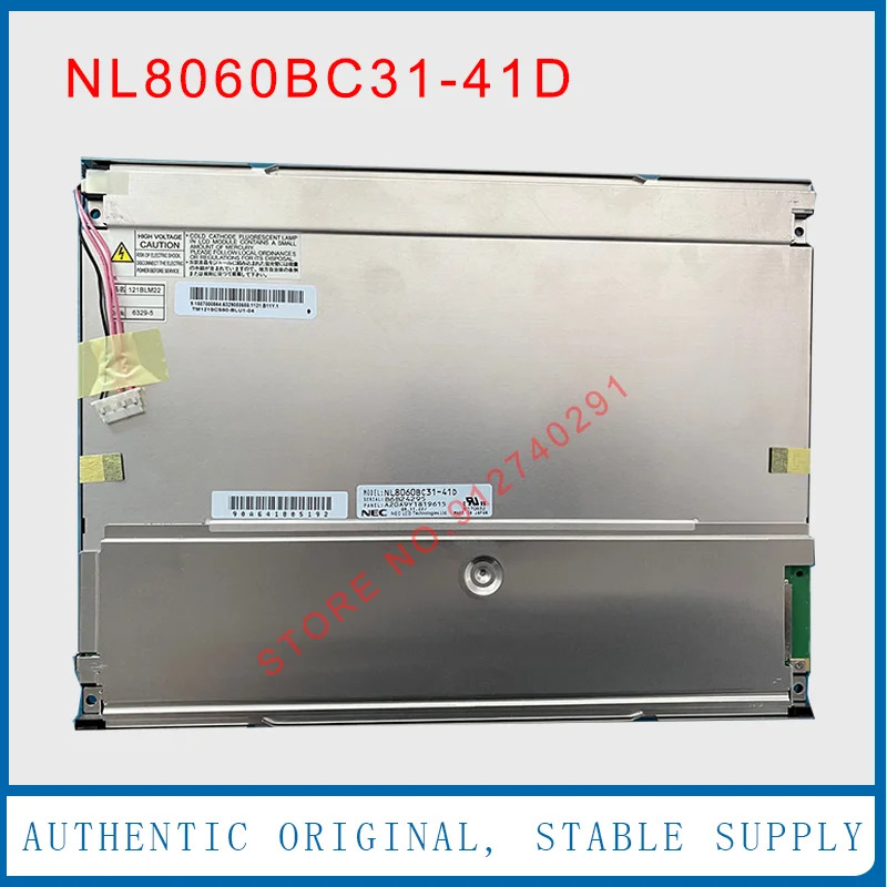 NL8060BC31-41D NEC 12.1 인치 NL8060BA31 41D LCD 디스플레이 스크린 패널