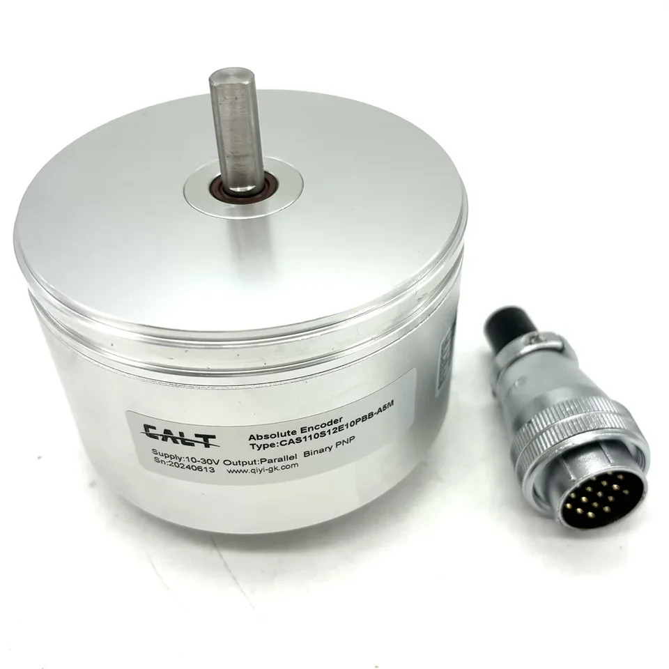 GBJ55-12-24E 교체 싱글 턴 앱솔루트 로터리 인코더 CAS110S12E10PBB-A5M 병렬 바이너리 PNP 출력 110mm