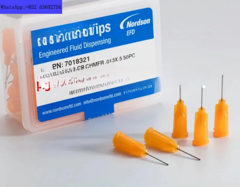 Nordson-aguja 디스펜서 EFD de plstico oblicuo