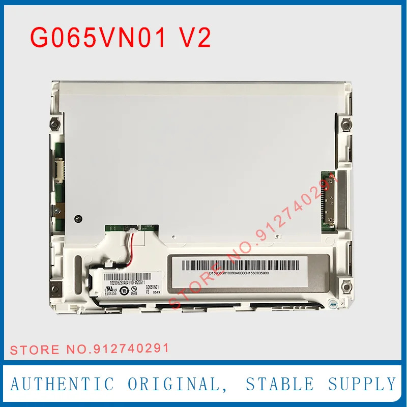 샤프 오리지널 LCD 디스플레이 스크린 패널 G065VN01 V2 6.5 인치 V.2 E204356 신
