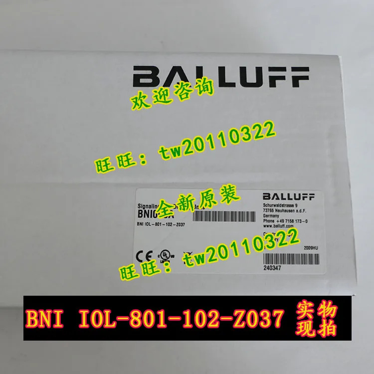BNI IOL-801-102-Z037 독일 Balluff BALLUFF 센서