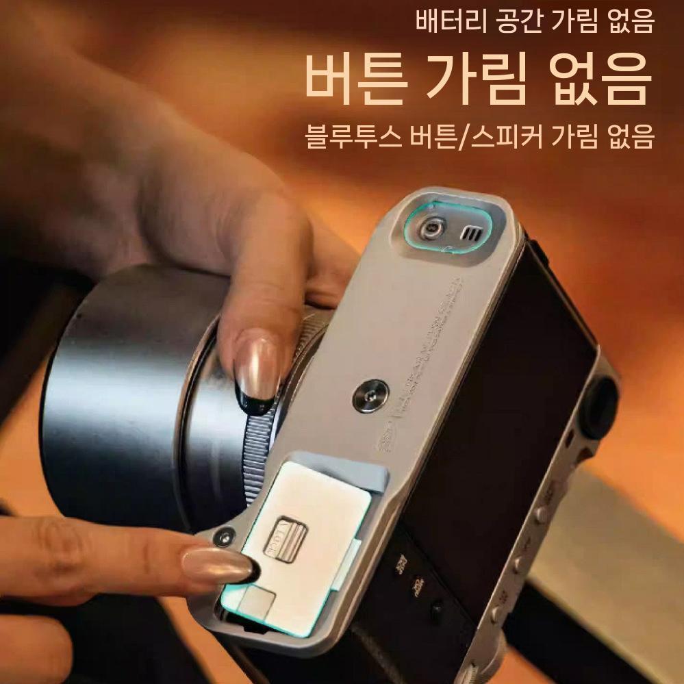 후지필름 X-E5용 아이언 헤드 L자형 그립 레트로 키트 XE5 익스텐션 호환 핸들 - 상세 이미지 3
