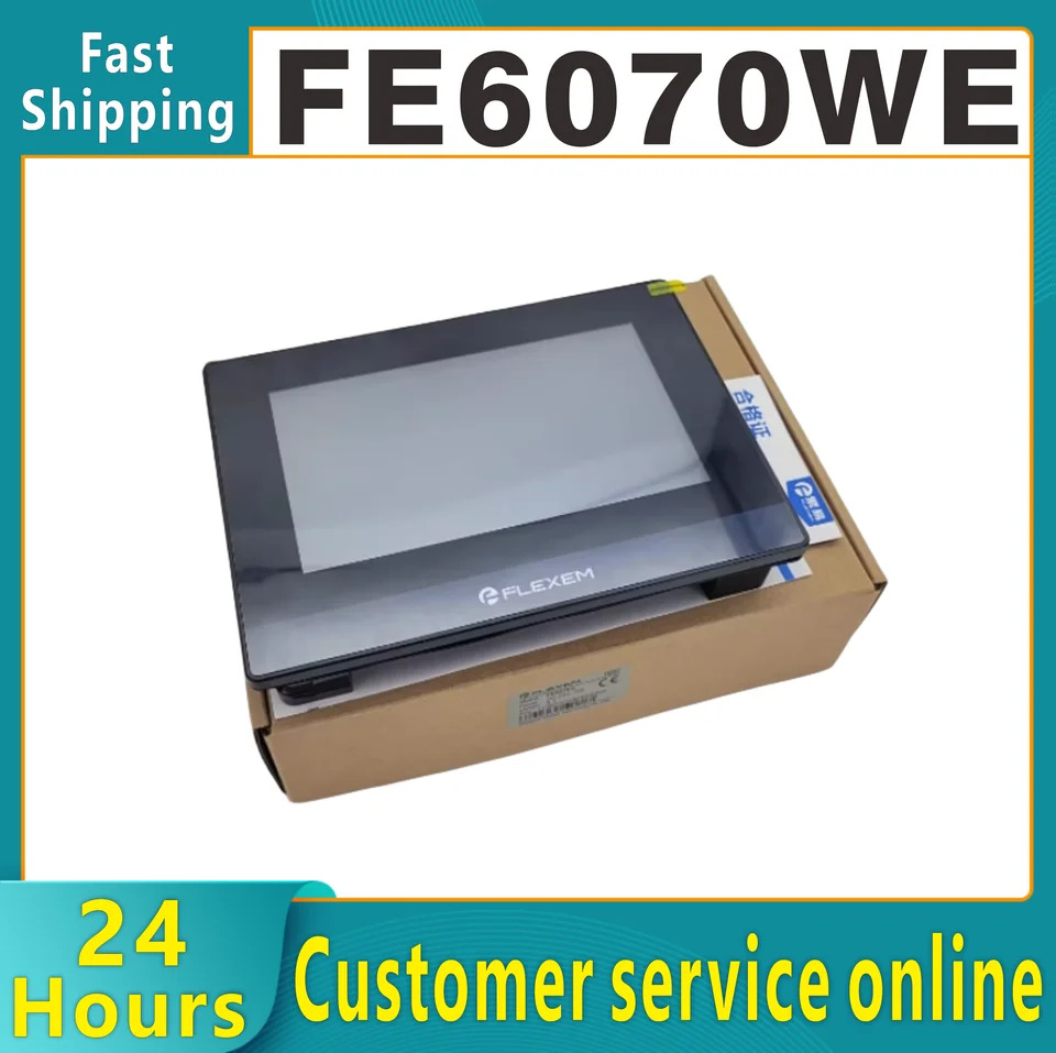 FLEXEM 산업터치 스크린 다양PLC 리모컨 이더넷과 호환 7 인치 HMI FE3070C FE6070WE FE7070W F007N 1024x600
