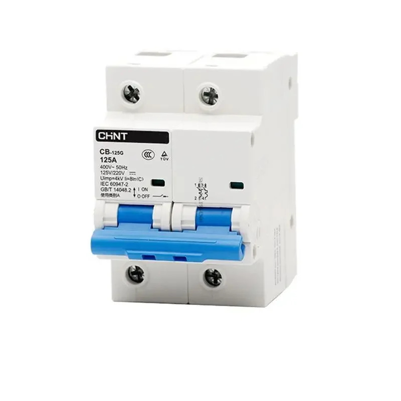 CHNT CHINT CB-125G 2P 80A 100A 125A DC 125V/220V AC400V 소형 회로차단기 MCB