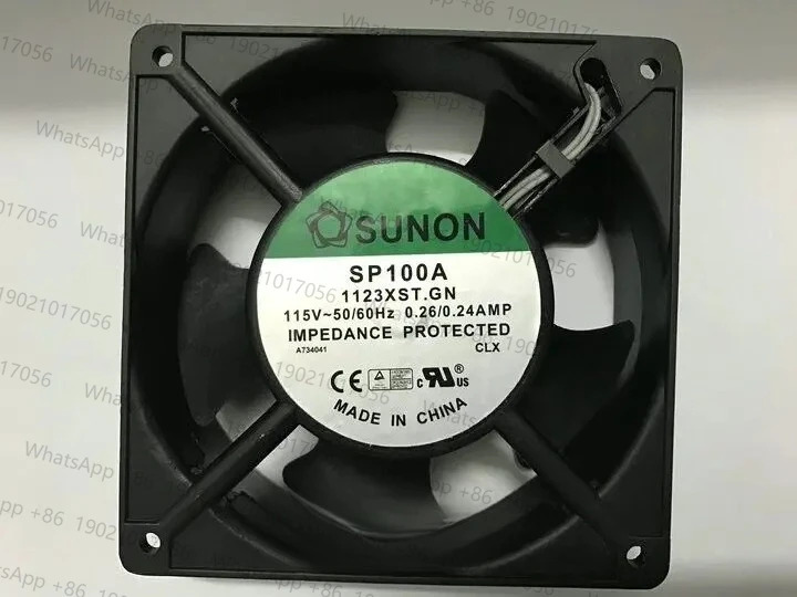 팬 SP100A 1123XST.GN AC115V 0.26A 12038 12cm 알루미늄프레임