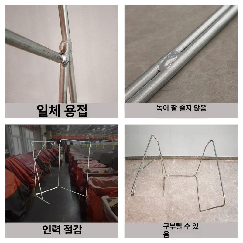 세탁카트 대형 빨래바구니 운반용 수거함 모텔 숙박시설 이불 보관 손잡이 수납함 - 상세 이미지 4
