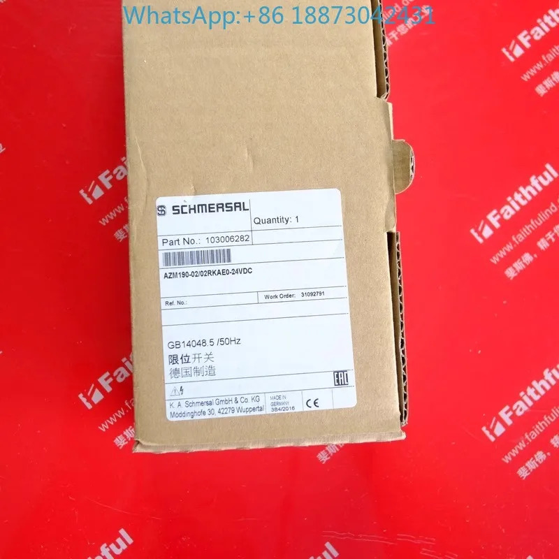 Schmersal 103006282 리미트 스위치 AZM190-02/02RKAE0-24VDC