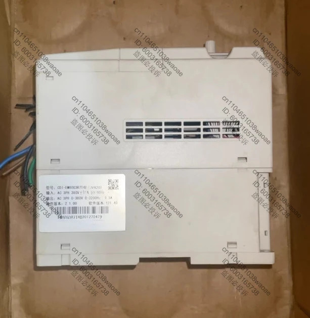 인버터 CDI-EM60G3R7T4B UV420 3.7KW 380V 입력 전압 출력 0-380V 작동 전류 9.5A 리퍼 완료 OK