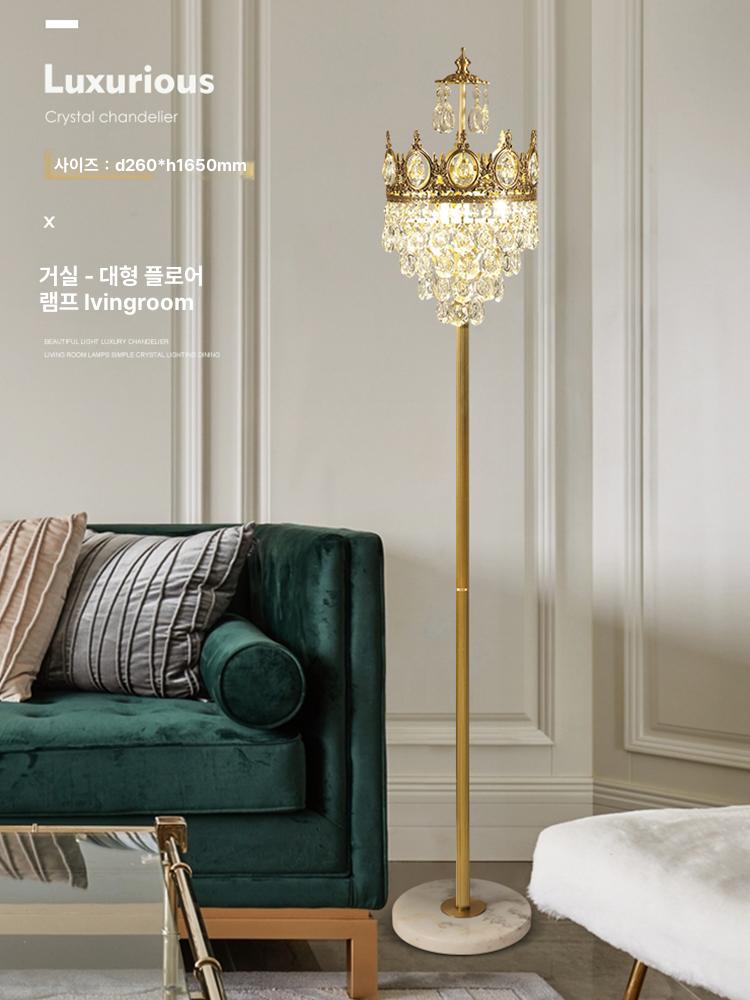 크리스탈 샹들리에 엔틱 럭셔리 천장 로비 펜던트 북유럽 조명 거실 식탁등 복고풍 - 상세 이미지 3