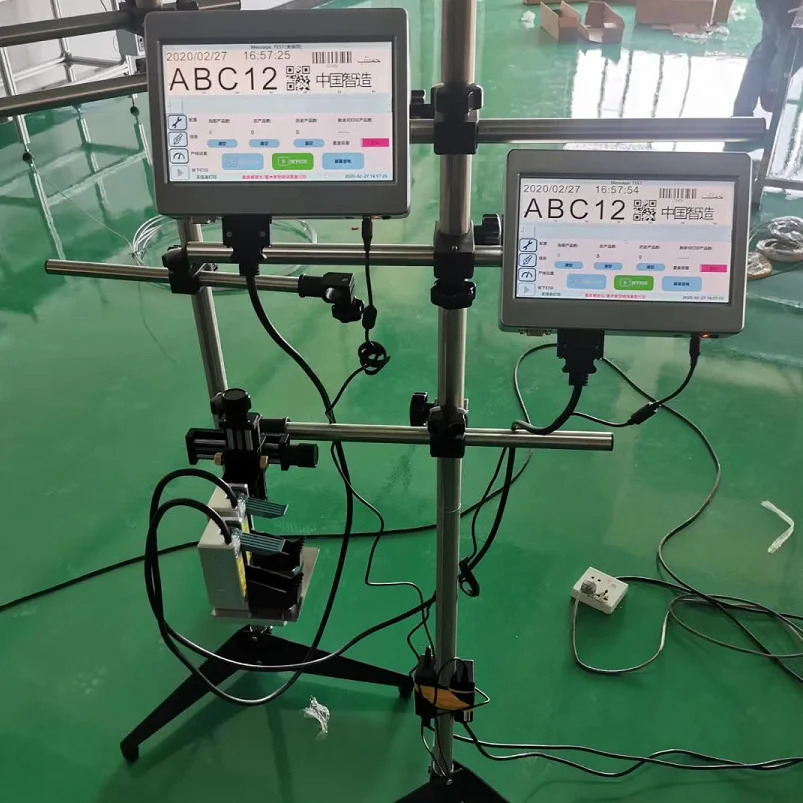 TIJ 잉크젯 프린터 M ask lable code 병 플라스틱 목재 인쇄 등 2-50.8mm