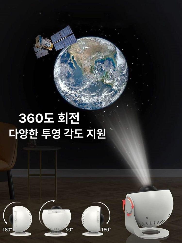 침실용 라이트 플라네타리움 오로라 무드등 북극광 야간 스타 조명 램프 색상 모드 - 상세 이미지 3