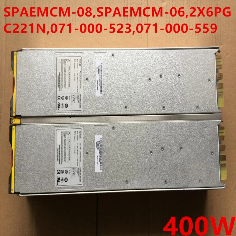 Dell EMC CX4-120 240 480 400W 전원공급장치 SPAEMCM-08 SPAEMCM-06 2X6PG C221N 071-000-523 071-000-559 PSU