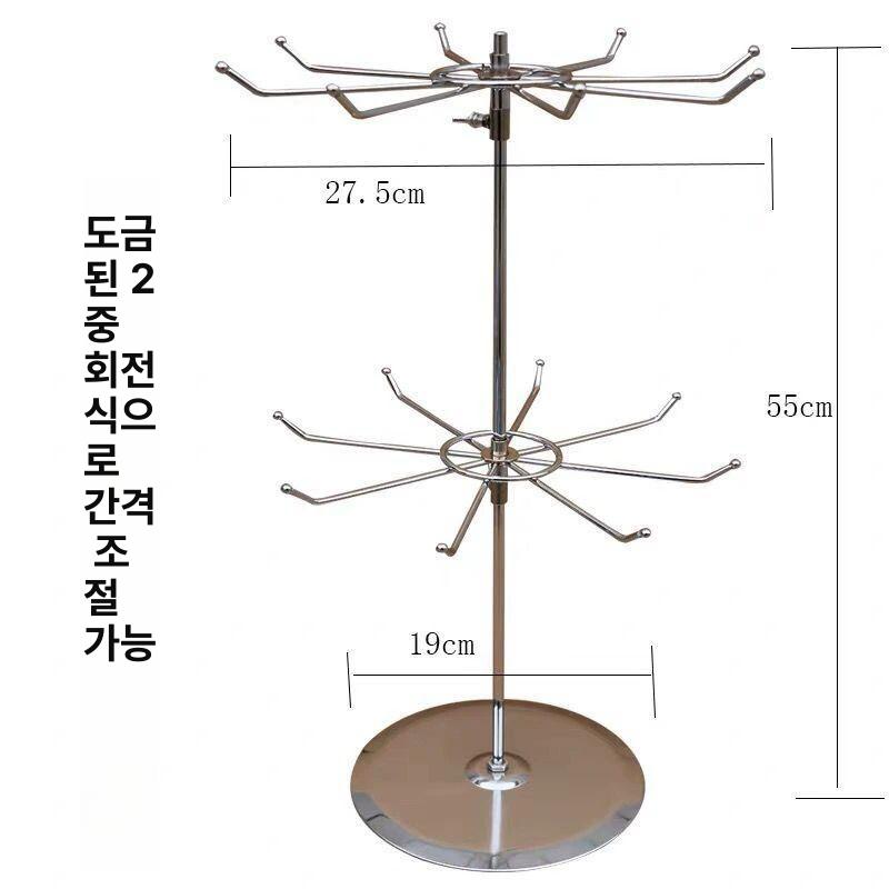주얼리 액세서리 진열대 스탠드 매장 판매대 쇼케이스 타공보드 디스플레이 - 상세 이미지 3