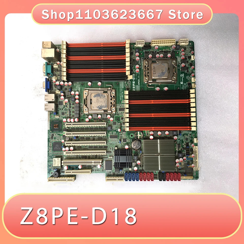 ASUS호환 1366 워크스테이션서버 마더보드 X58 X5650 X5670 Z8PE-D18 지원