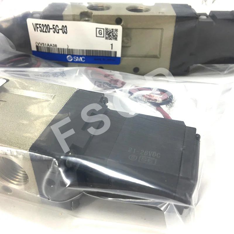 VF5220-5G5GZ5GZB-03 VF5220-4D1-02 FSQD SMC 솔레노이드 밸브 전자기 공압 부품 VF5000 시리즈