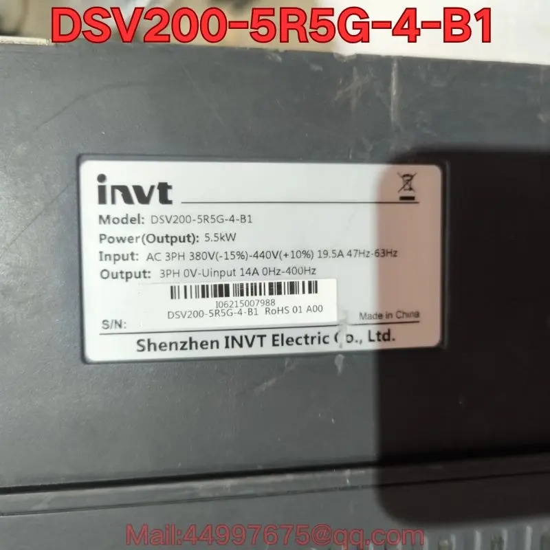 리퍼 DSV200-5R5G-4-B1 서보 드라이브 기능 리퍼는 정상