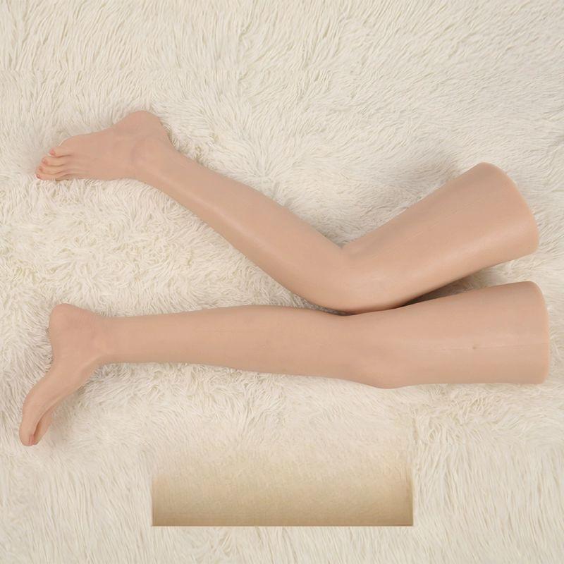 실리콘 발마네킹 여자 촬영소품 발모형 네일아트 전시용 풋 가짜발 뷰티 여성용 - 상품 이미지