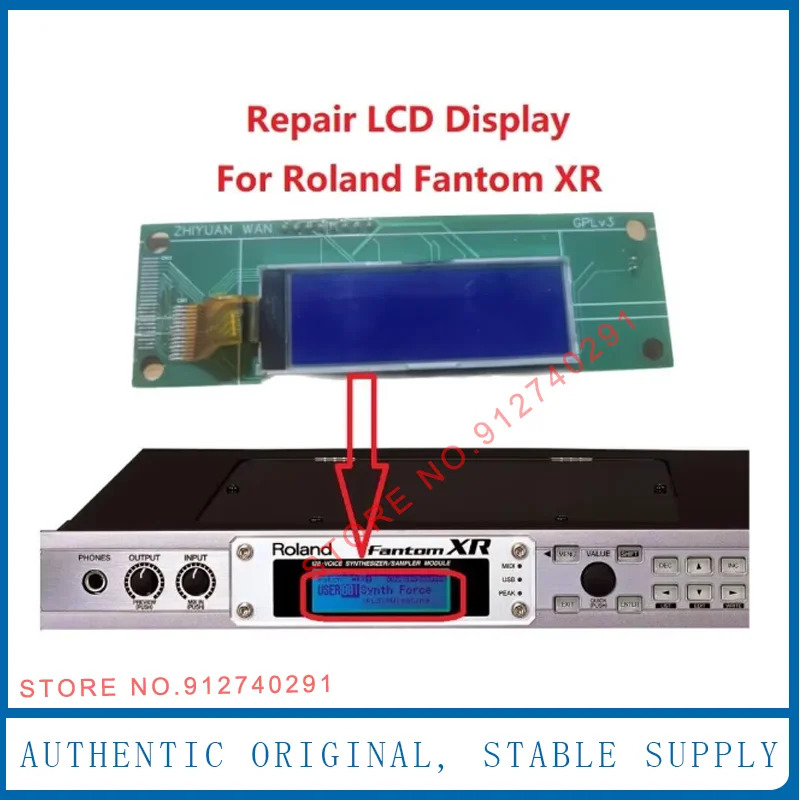 Roland Fantom XR 매트릭스 스크린 교체 호환 LCD 디스플레이
