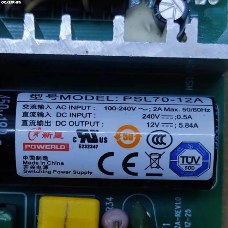 FSP/POWERLD 12V5.84A 70W PSL70-12A새 전원공급장치