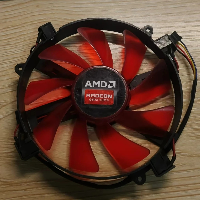신형 사파이어 R9 295 듀얼 코어 R9-295 공그래픽 카드 냉각팬 FD9015U12S 적믿음빛