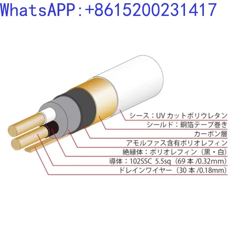 OYAIDE Tun II 플래그십 스피커 케이블 5.5 스퀘어 102-SSC