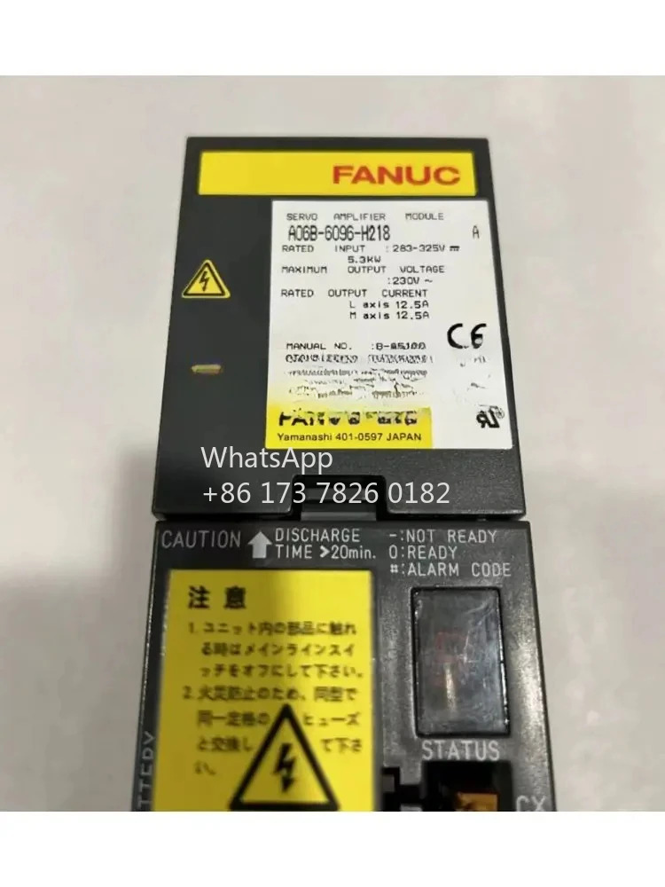 A06B-6096-H218 리퍼 드라이브 작동 기능 OK