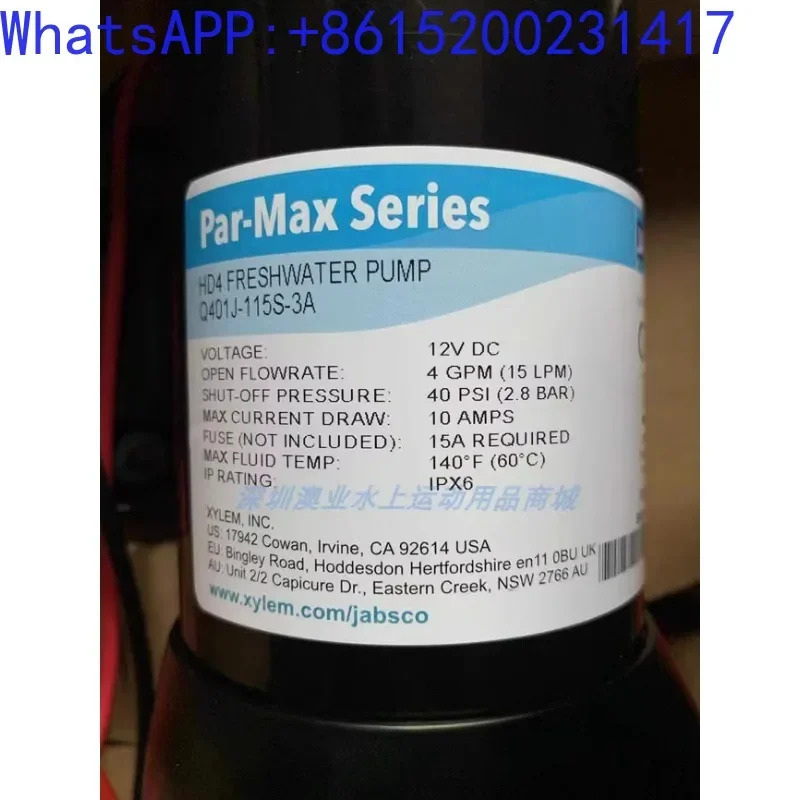 요트 아메리칸 Jabsco 자체 프라이밍 펌프 다이어프램 담수 31600-00942 PAR 3 V 24V 12V