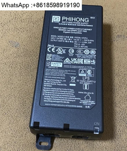 전부품 POE29U-1AT PL D-R 이더넷 전원공급장치 Phihong 새