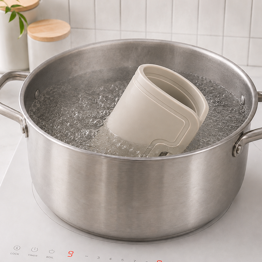 플렉스앤락 삶아쓰는 실리콘 도마 열탕소독 위생도마 미끄럼방지 국물받이 실보드 - 상세 이미지 2