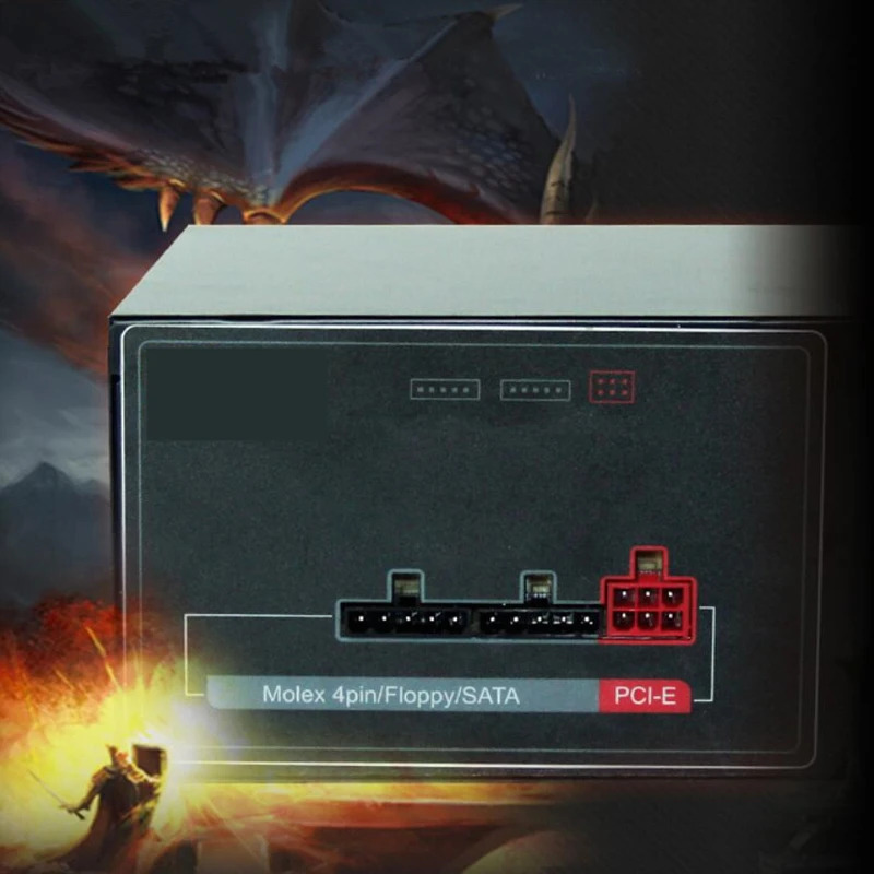 AcBel Devil 600 하프 모듈 전원공급장치 치킨 등급 600W 피크 700W PCA010 PCA017 신 PSU