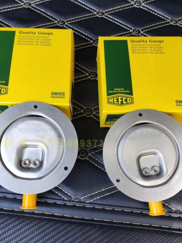 REFCO R22R 134a 냉매 고압 R404 저압 R410 압력 오일 게이지