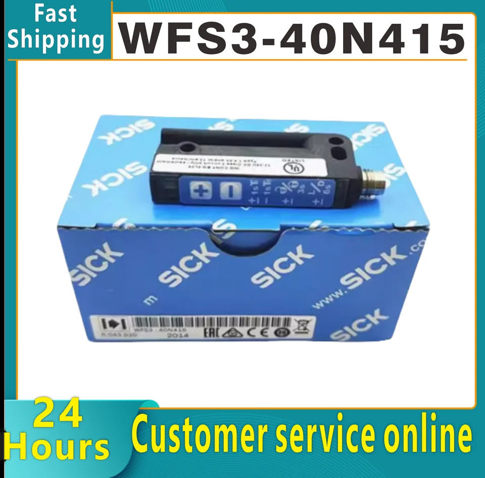 WFS3-40N415 6043920 병 라벨 센서 포크 모양 WFS3-40P415 신