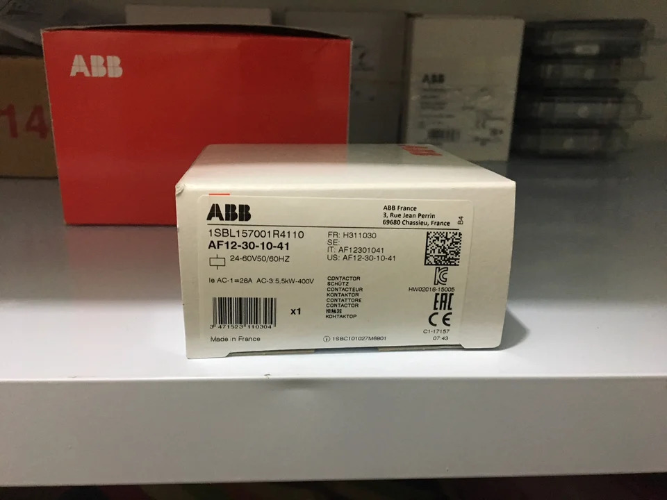 오리지널 ABB 접촉기 모델 AF12- 30-10-41/AF12- 30-01-41