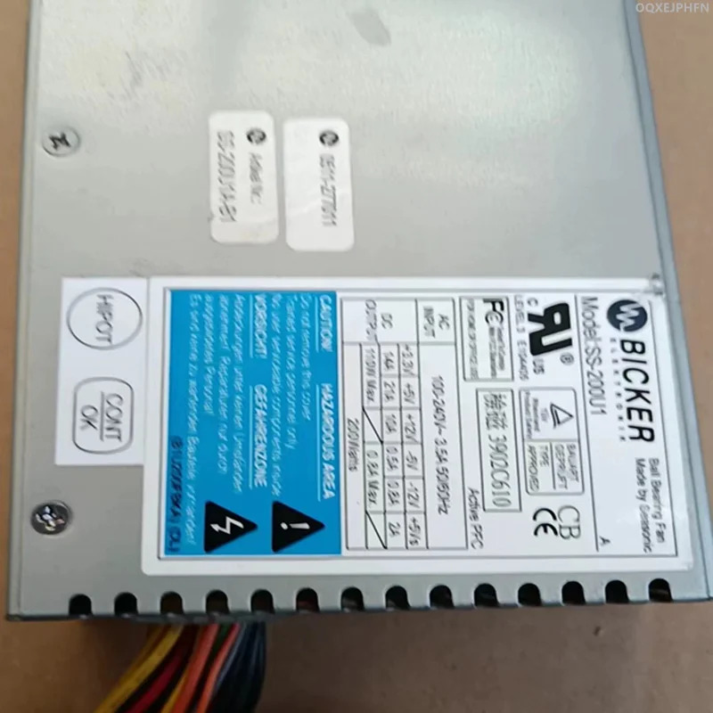 BICKER 1U 200W 전원공급장치 SS-200U1 SS-200U1A-B1거새 원본 PSU 상태