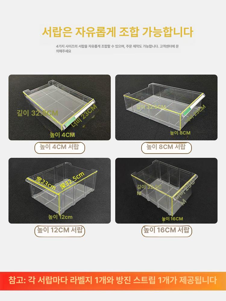 스테인레스 업소용 수납장 서랍 캐비닛 작업대 하부장 정리함 양문 다용도 - 상세 이미지 4
