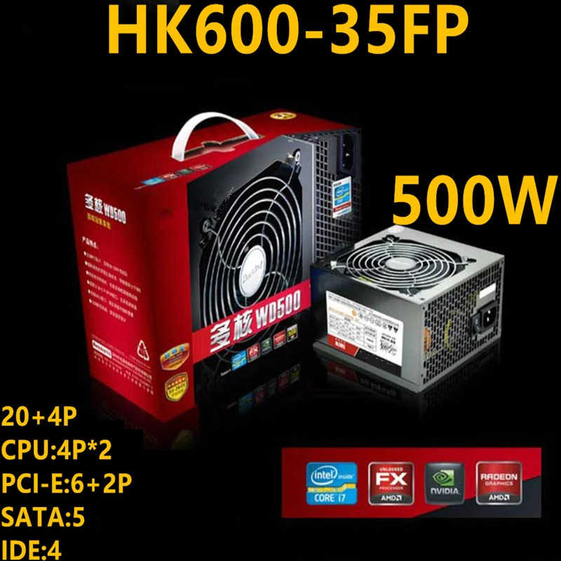 헌트키 WD500 NVIDIA호환저소음 전원공급장치 HK600-35FP PSU 1080GPU 500W